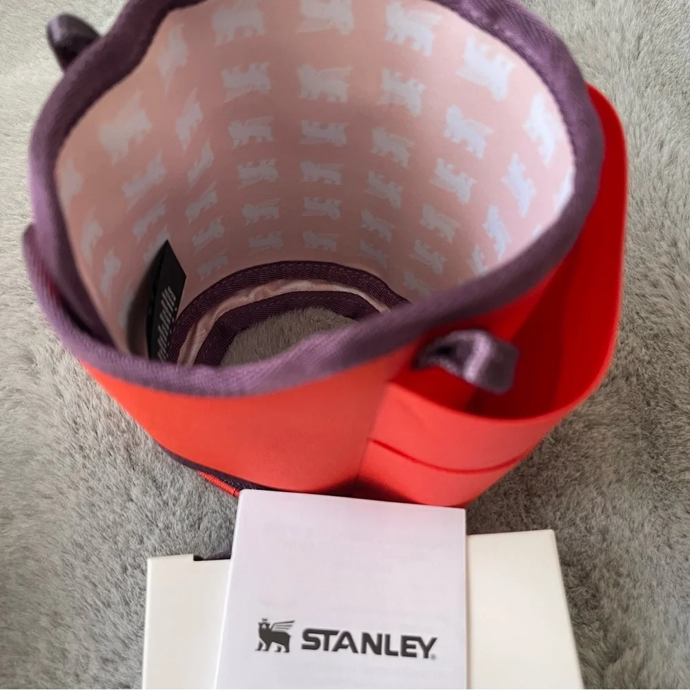 Stanley All Day 40oz Quencher Carry-All Bag Tigerlily Plum Travel Festival NIB - Picture 8 of 8